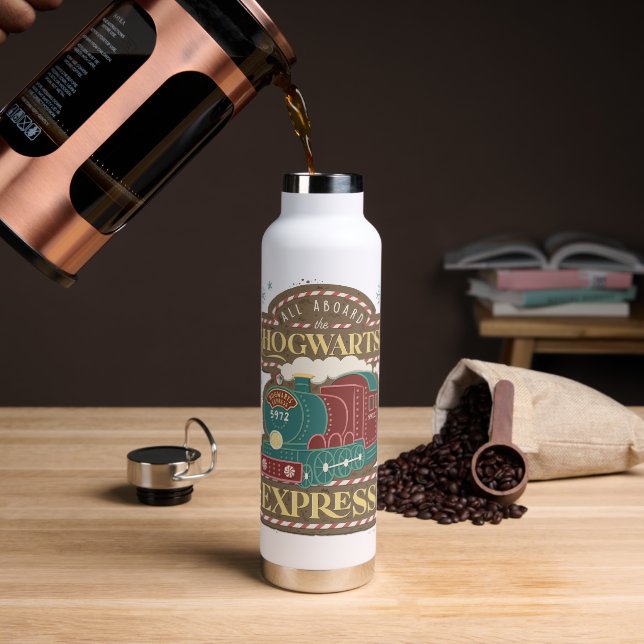 Alle an Bord des HOGWARTS™ Express Weihnachtskochs Trinkflasche (Kaffee)