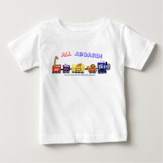 Alle an Bord des Spaß-Zugs! Baby T-shirt