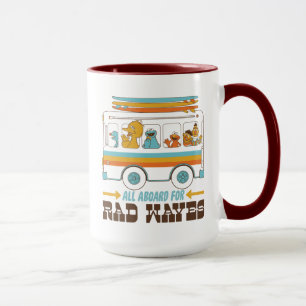 Alle an Bord für coole Wellen Tasse