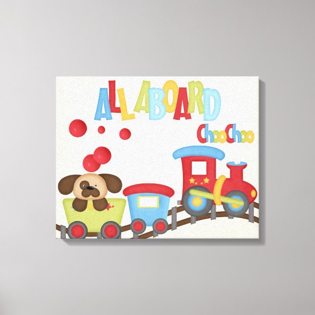 Alle an Bord gepackten Canvas Leinwanddruck (Vorderseite)