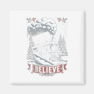 Alle an Bord Polar Express Weihnachten Nordpol Xma Magnet