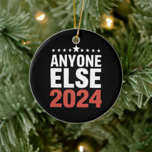 Alle anderen 2024 Wahlkampagne, politisch lustig Keramik Ornament