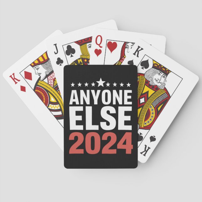 Alle anderen 2024 Wahlkampagne, politisch lustig Spielkarten (Rückseite)