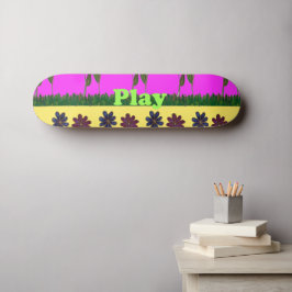 Alle Arbeiten und kein Spiel Skateboard