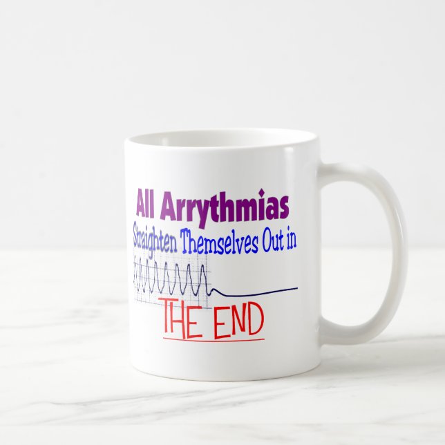 Alle Arrhythmie richten sich BEENDEN heraus gerade Kaffeetasse (Rechts)