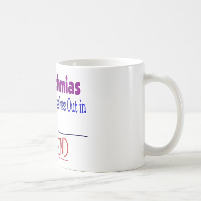 Alle Arrhythmie richten sich BEENDEN heraus gerade Kaffeetasse (Rechts)