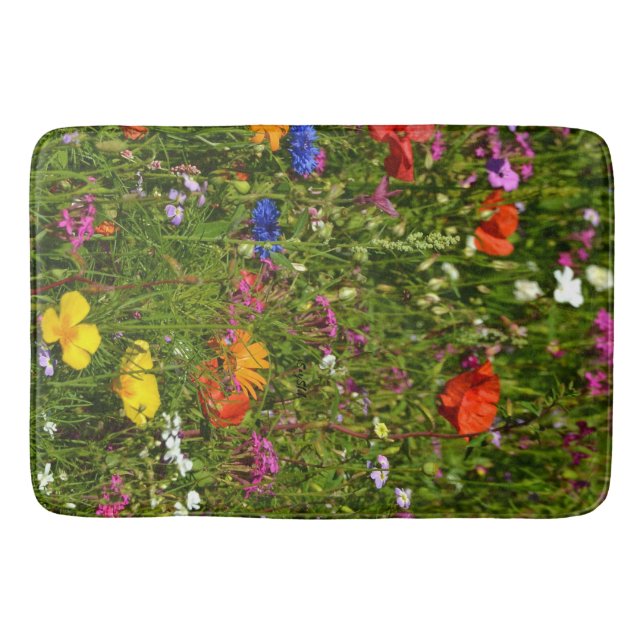 alle Arten von schönen Blume Badematte (Vorderseite)
