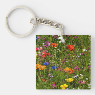 alle Arten von schönen Blume Schlüsselanhänger