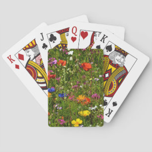 alle Arten von schönen Blume Spielkarten
