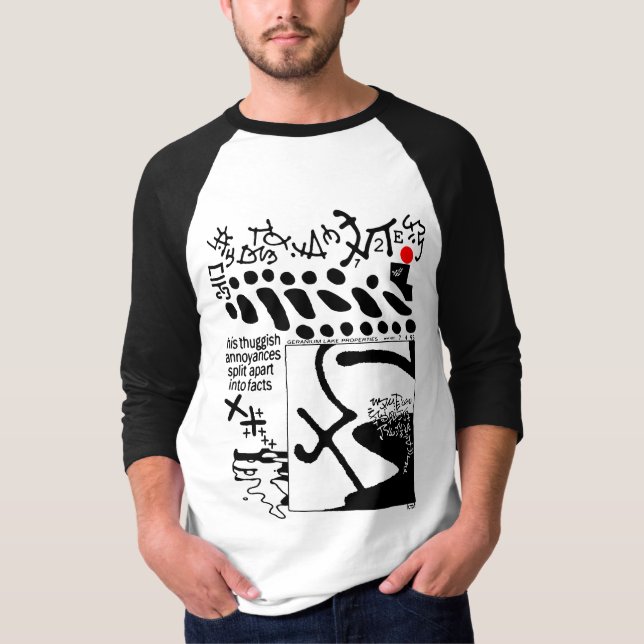 Alle Asemic die ganze Zeit Version 1 (AAATT1) T-Shirt (Vorderseite)
