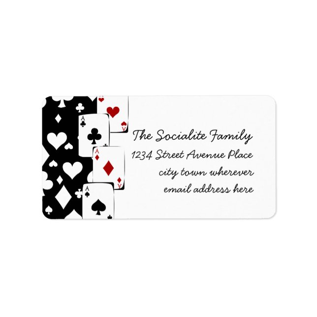 Alle Ass Adressaufkleber (Vorne)