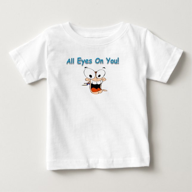 alle Augen auf dich Säugling Shirt (Vorderseite)