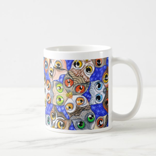 Alle Augen-Tasse Kaffeetasse (Rechts)
