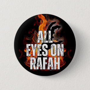 ALLE AUGEN ZU RAFAH - Rafah Gaza Palästina-Massake Button