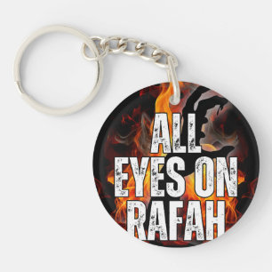 ALLE AUGEN ZU RAFAH - Rafah Gaza Palästina-Massake Schlüsselanhänger