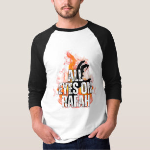 ALLE AUGEN ZU RAFAH - Rafah Gaza Palästina-Massake T-Shirt