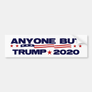 Alle außer Trump 2020 Autoaufkleber