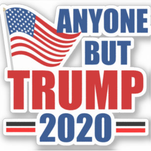 Alle außer Trump 2020 Wahlen Aufkleber