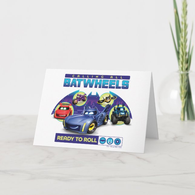 Alle Batwheels™ - Bereit zum Rollen Karte (Vorderseite)