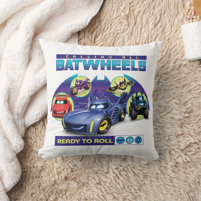 Alle Batwheels™ - Bereit zum Rollen Kissen (Decke)