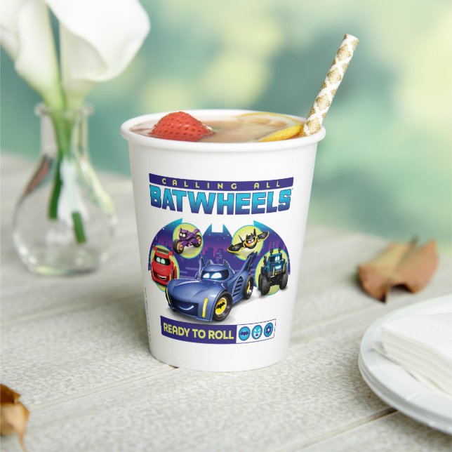 Alle Batwheels™ - Bereit zum Rollen Pappbecher (In Situ)