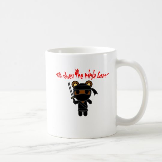 Alle befolgen den Ninja Bären Kaffeetasse