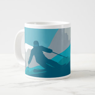 Alle Bergskigebiete Jumbo-Tasse