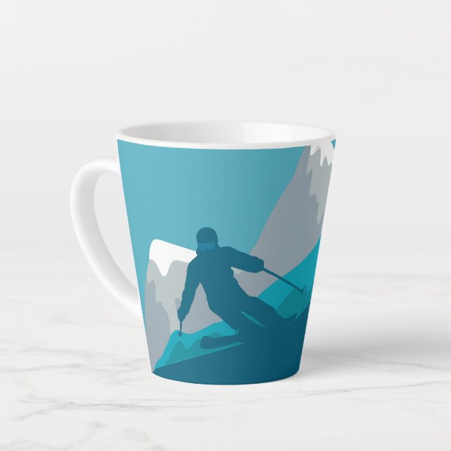 Alle Bergskigebiete Milchtasse (Linke Ecke)