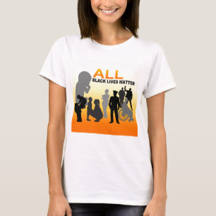 Alle Black Life-Materie T-Shirt