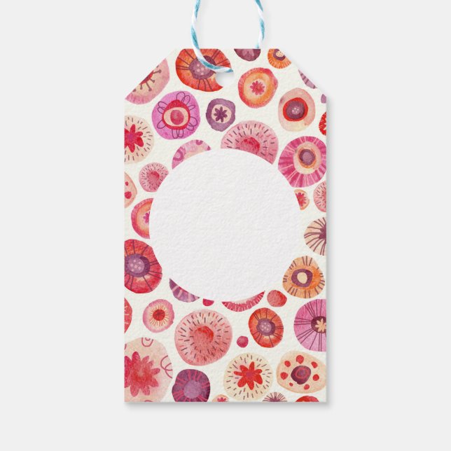 Alle Blume Geschenkanhänger (Rückseite)