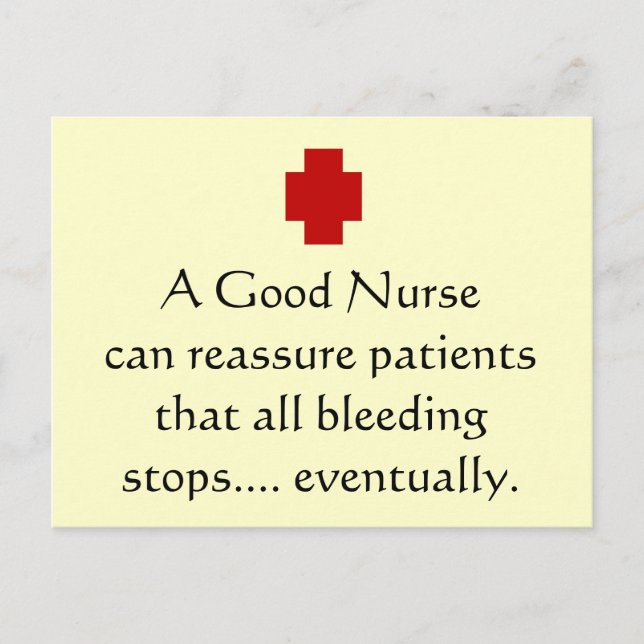 Alle Blutungsstadien Eventuell Postkarte (Vorderseite)