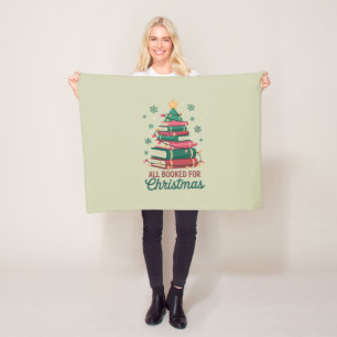 Alle Bücher für Weihnachten Bibliothekar Buchliebh Fleecedecke
