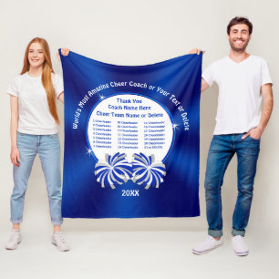 ALLE Cheerleader-Namen Cheerleading Coach Geschenk Fleecedecke