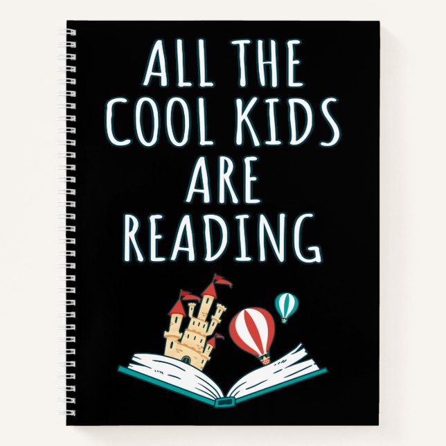 Alle Coolen Kinder lesen das II-Notebook Notizbuch (Vorderseite)