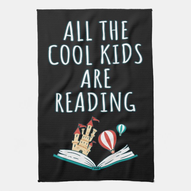 Alle Coolen Kinder lesen das Küchentuch II (Vertikal)