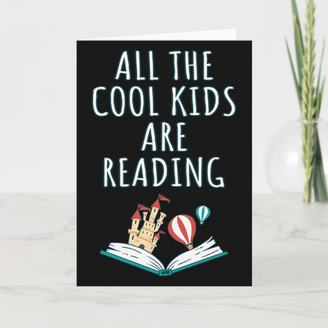 Alle Coolen Kinder lesen die II-Karte Karte (Vorderseite)