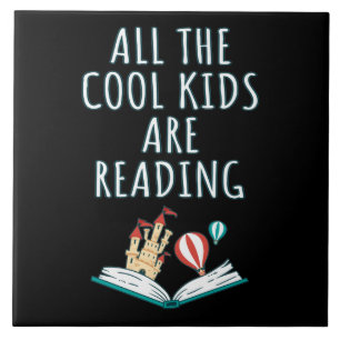 Alle Coolen Kinder lesen die Keramik II Fliese