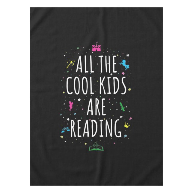 Alle Coolen Kinder lesen I Tischdecke (Vorderseite)