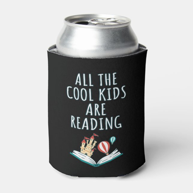 Alle Coolen Kinder lesen II kann kälter werden Dosenkühler (Kanne Vorderseite)