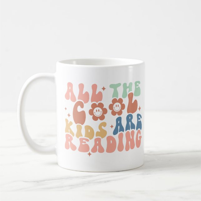 Alle Coolen Kinder lesen Kaffeetasse (Links)