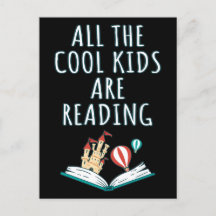 Alle Coolen Kinder lesen Postkarte II