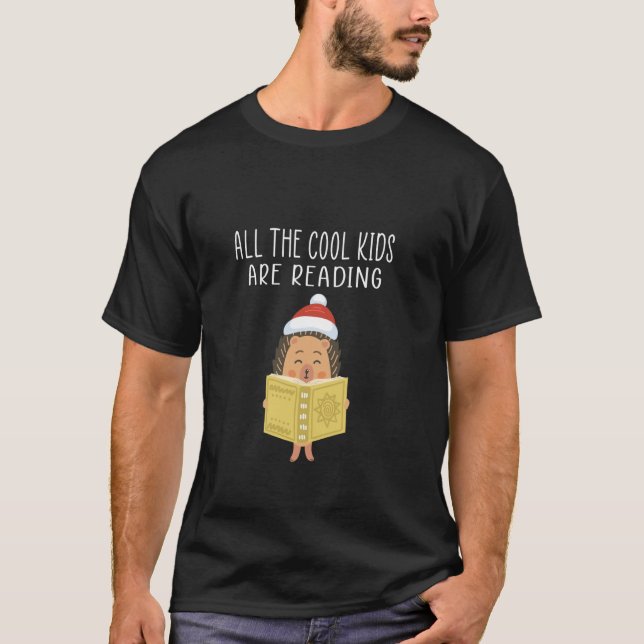 Alle Coolen Kinder lesen Weihnachtsbücher Libr T-Shirt (Vorderseite)