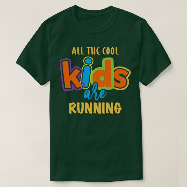 Alle coolen laufen T-Shirt (Design vorne)