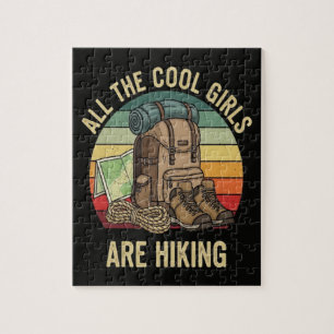 Alle coolen Mädchen wandern Retro