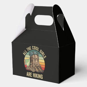 Alle coolen Mädchen wandern Retro Geschenkschachtel