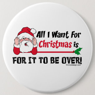 Alle, die ich für Weihnachten Sankt will Button