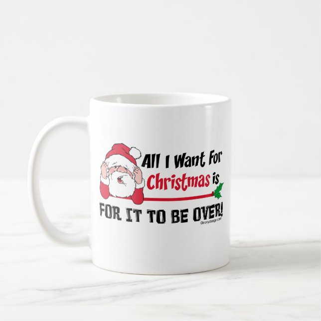 Alle, die ich für Weihnachten will Kaffeetasse (Links)