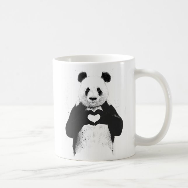 Alle, die Sie benötigen, ist Liebe Kaffeetasse (Rechts)