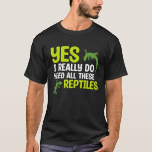 Alle diese Reptilien Pet Reptile Eigentümer Grafik T-Shirt