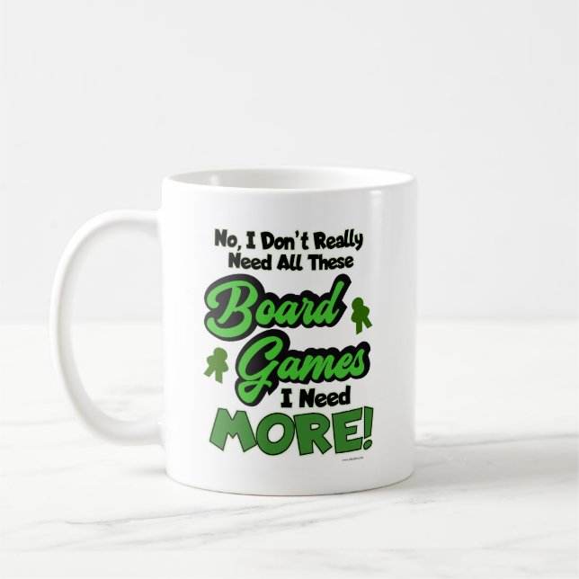 Alle diese Spiele-Boardgame Sammelzeit Kaffeetasse (Links)